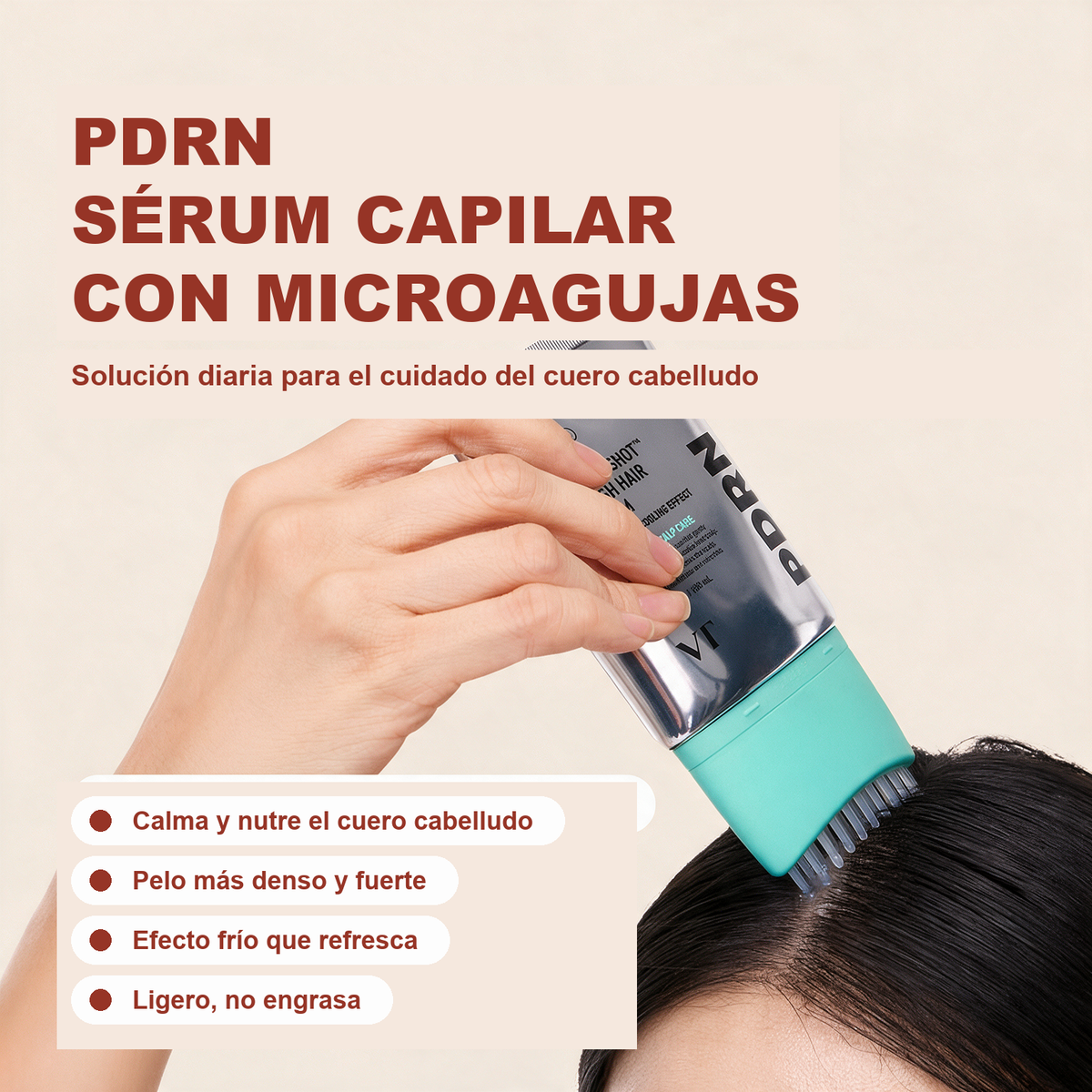 Sérum Densificador PDRN · Cabezal de Microagujas (100 ml)