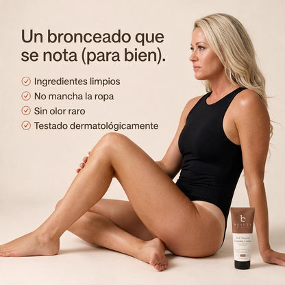 Beauty by Earth (belleza natural) · Autobronceador en Loción — «Bronceado sin Sol»